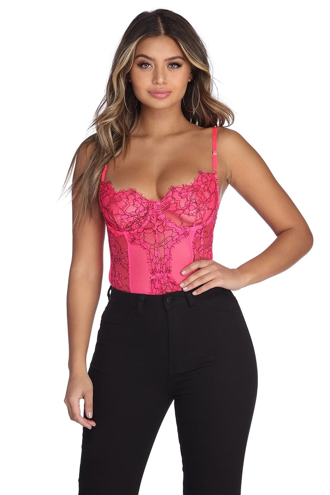 Windsor Ravishing Lace Bodysuit at Foxvalley Mall in Aurora, IL