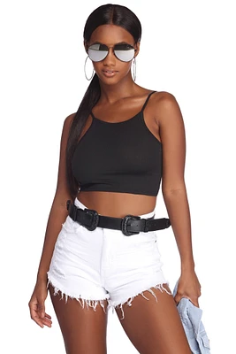 CoolSprings Galleria - High Neck Crop Tops in Franklin, TN