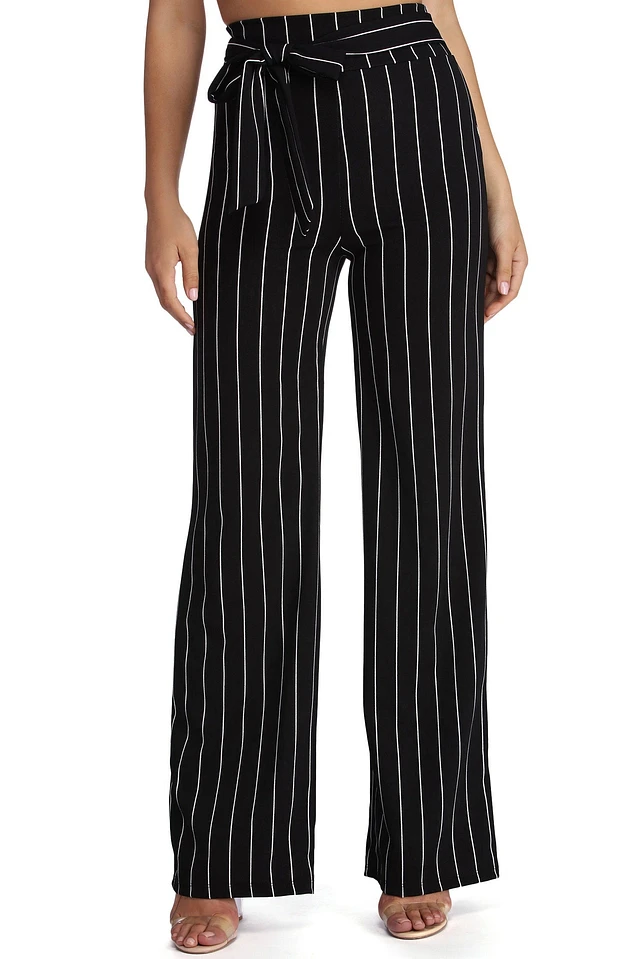 Windsor Poised Pinstripes Suspender Pants | Connecticut Post Mall