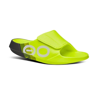 ★OOFOS★ OOAHH SPORT FLEX SMOKE RALLY OOAHH SPORT FLEX SMOK Men's OOahh Matte Black Sport Flex Sandal – OOFOS
