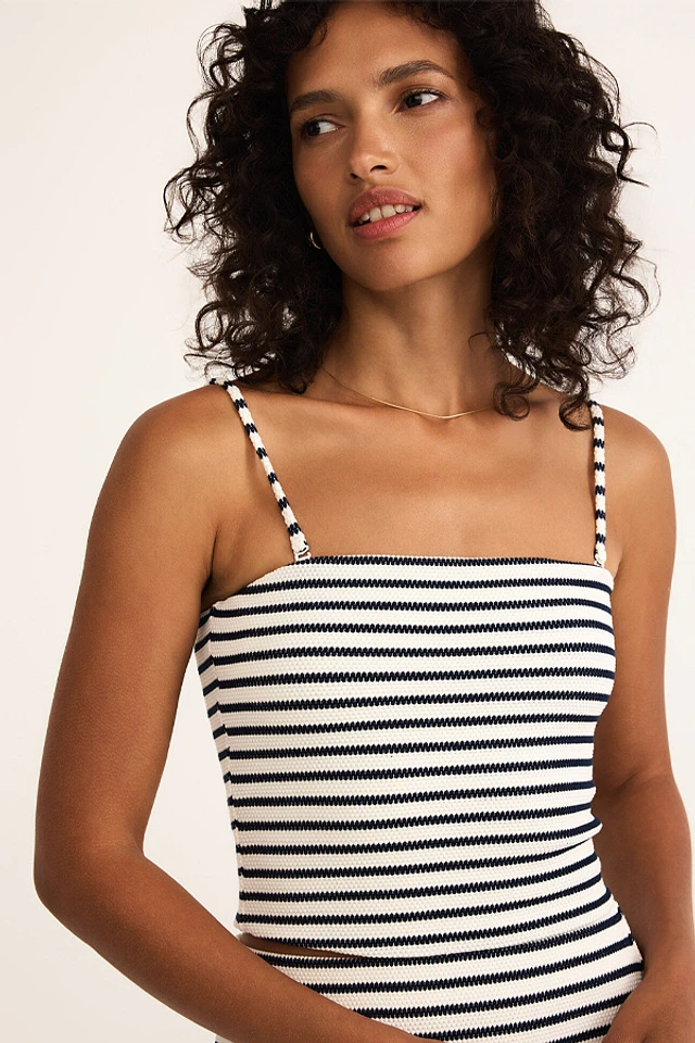 Z Supply Caffari Stripe Tube Top | Eclipse | Pacific City