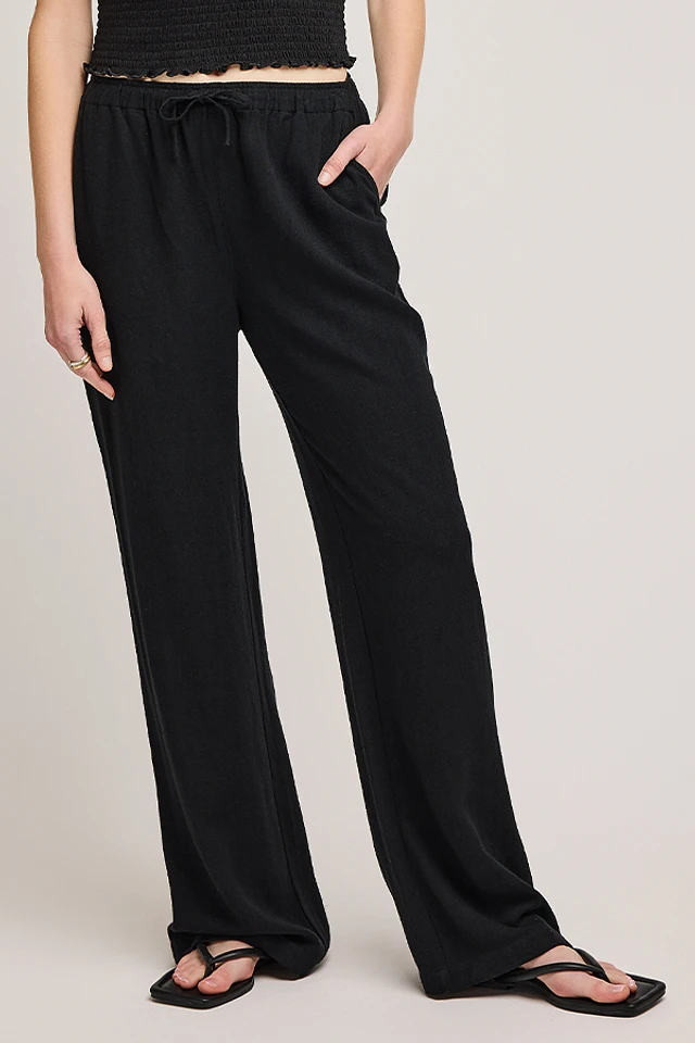 Factory: Lizzie High-rise Patch-pocket Wide-leg Pant For Women