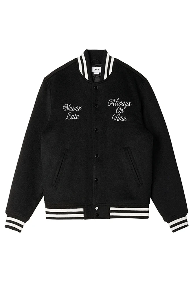 Obey varsity jacket outlet