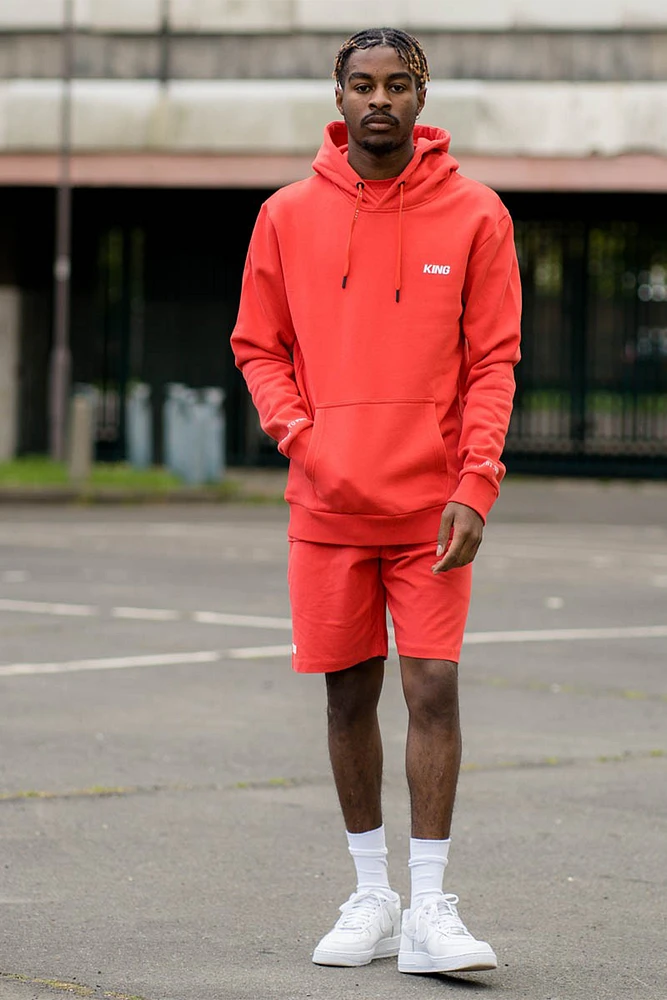Pastel red hoodie hotsell