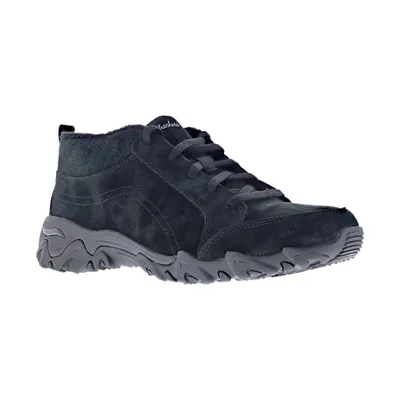 Skechers women's relaxed 2024 fit bikers shoes black