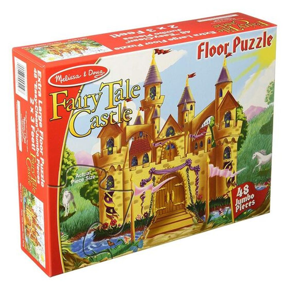 Melissa & Doug Fairy Tale Castle Floor Puzzle 48 Pieces Bramalea