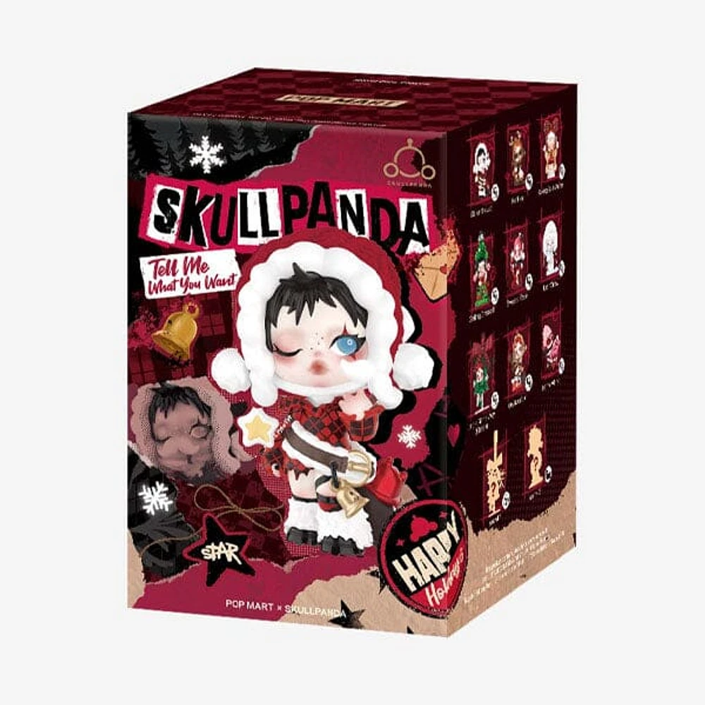 SKULLPANDATell Me What You Wantボックスフィギュア Pop Mart x Skullpanda: Tell Me What You Want Christmas Series