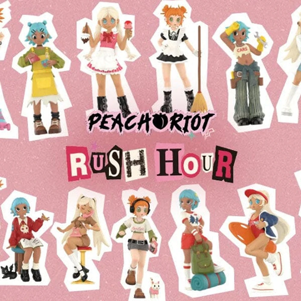 Pop Mart x Peach Riot: Rush Hour Series Collectible Figurine Blind