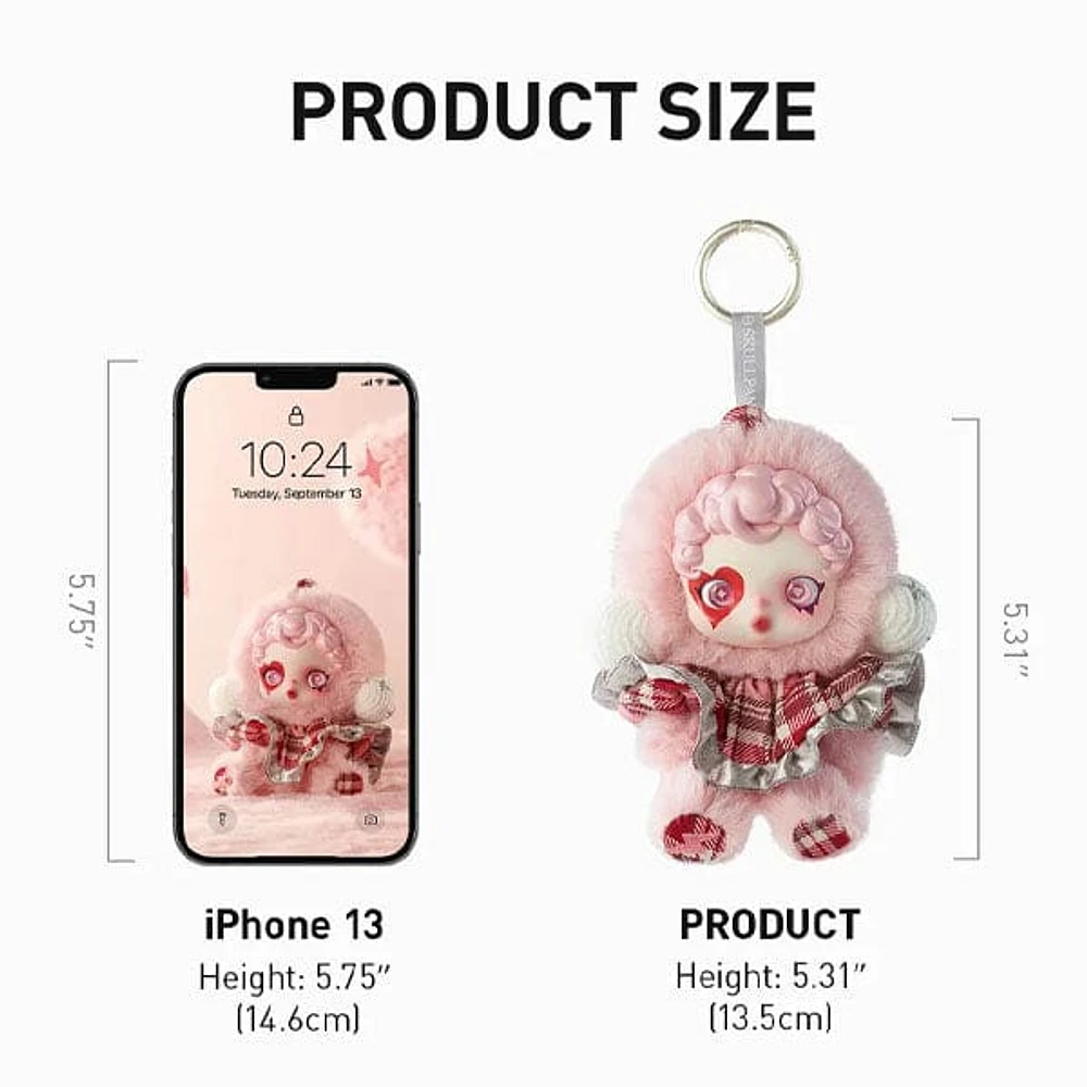 Pop Mart x Skullpanda: Winter Symphony Series Plush Keychain