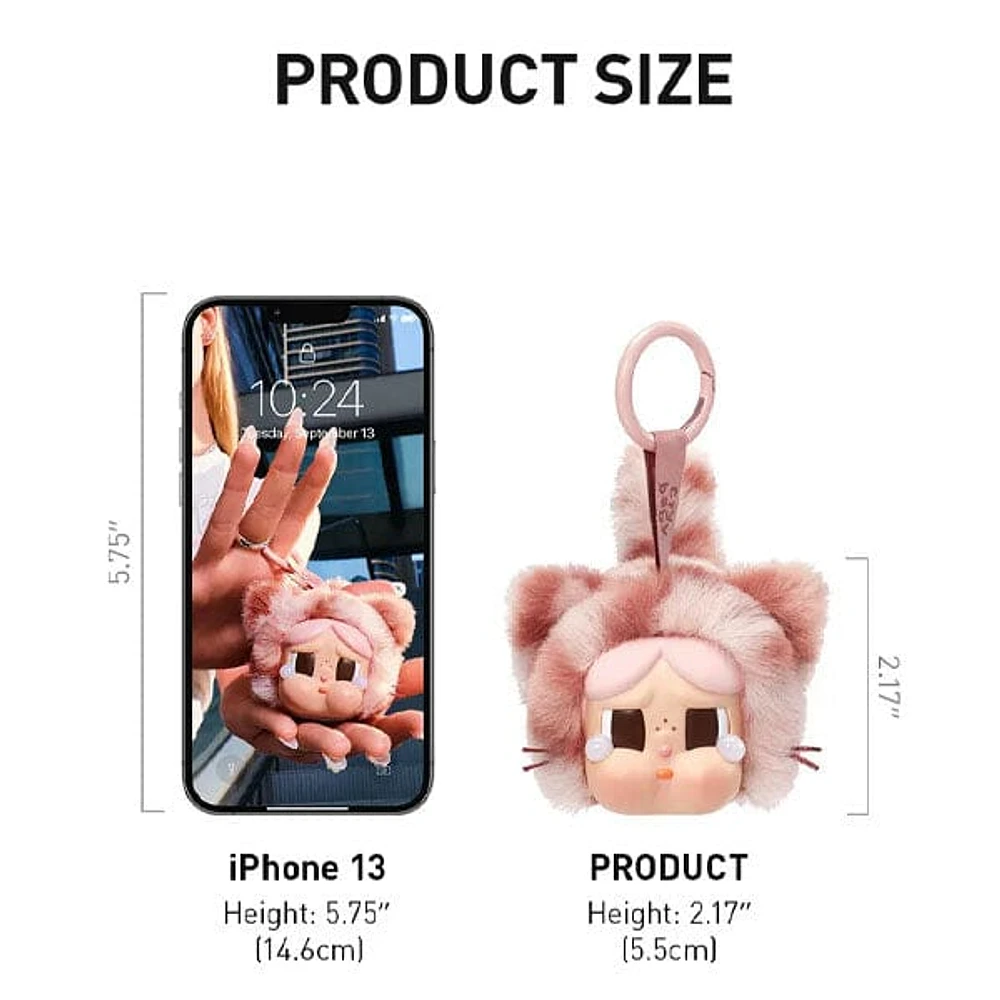 Pop Mart x CRYBABY: Wild But Cutie Series Plush Keychain Blind Box