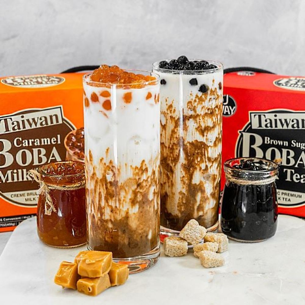 Showcase JWay Boba NOW! Instant DIY Bubble Tea Kit NEW! Flavors