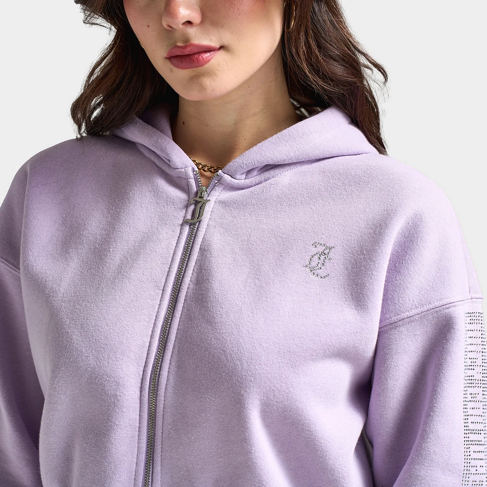 Juicy Couture Women's Fleece Wide Leg Pant / Orchid Petal