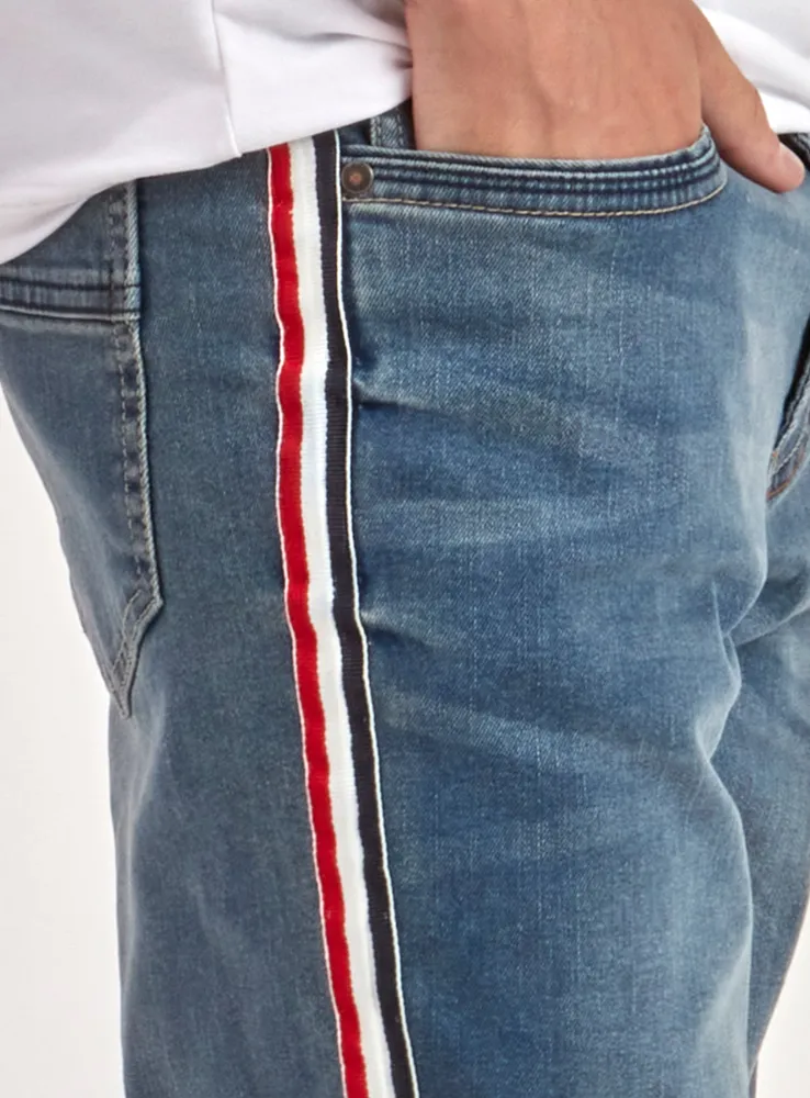 Side tapes for discount jeans