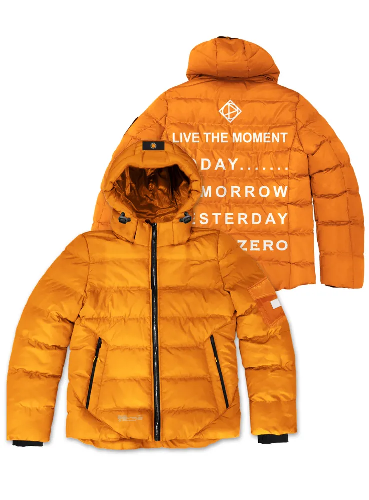 Point Zero ALLEY Quilted puffer jacket with print Bramalea
