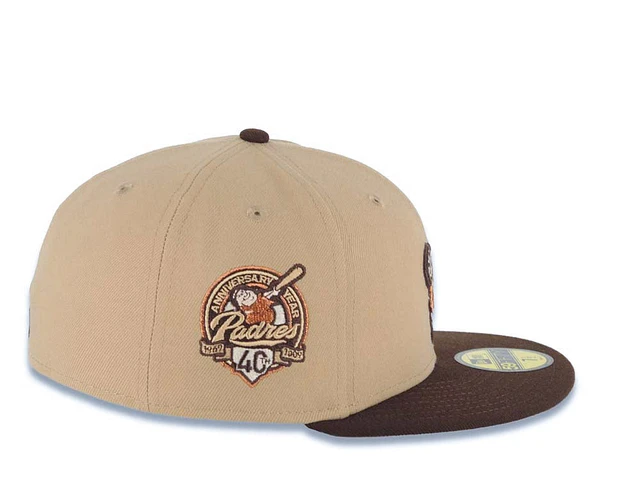 New Era San Diego Padres New Era MLB 59FIFTY 5950 Fitted Cap New Era San Diego Padres New Era MLB 59FIFTY 5950 Fitted Cap