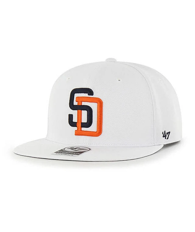 47 San Diego Padres '47 MLB Clean Up Adjustable Cap Hat Pink