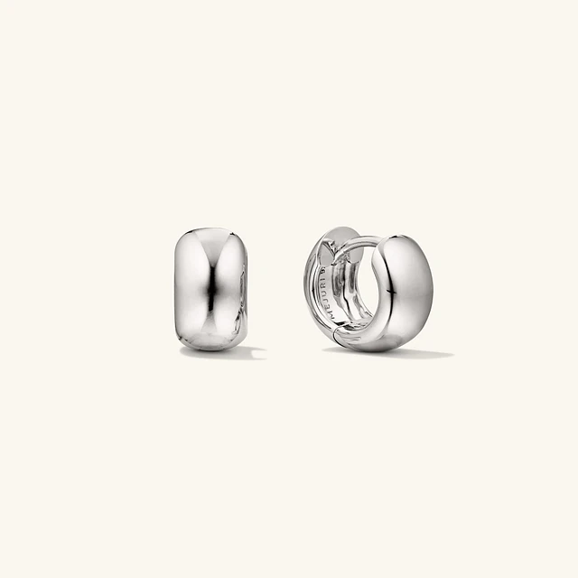 Mejuri 14k Yellow Gold Beaded Huggie Hoops | Mejuri