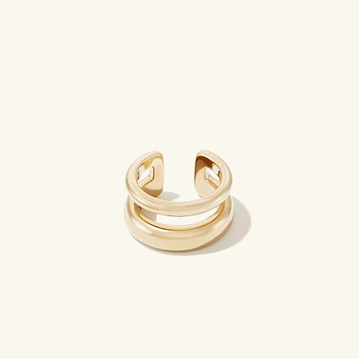 Mejuri Duet Mixed Ring | Bethesda Row
