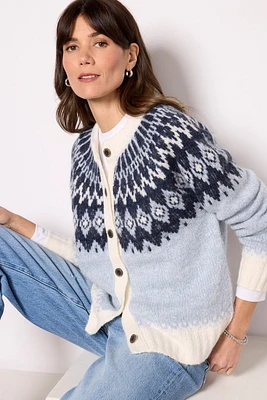 【リーバイスアウトレット】リーバイス / Levi's GALA FAIRISLE CARDIGAN Hayley Gala Fairisle Cardigan - Black | Levi's® US