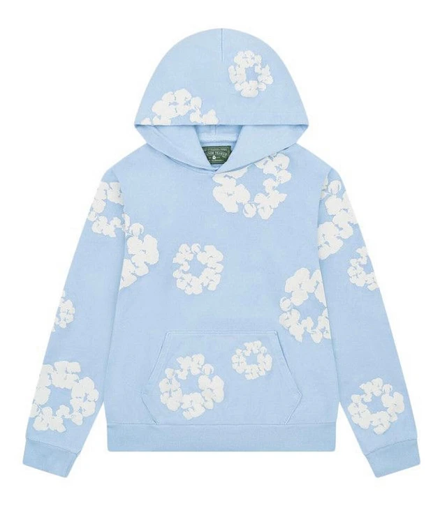 Shop Denim Tears Mono Cotton Wreath Hoodie at Beverly Center in