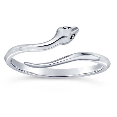 Earth Bound Trading Silver Adjustable Snake Ring | Westland Mall
