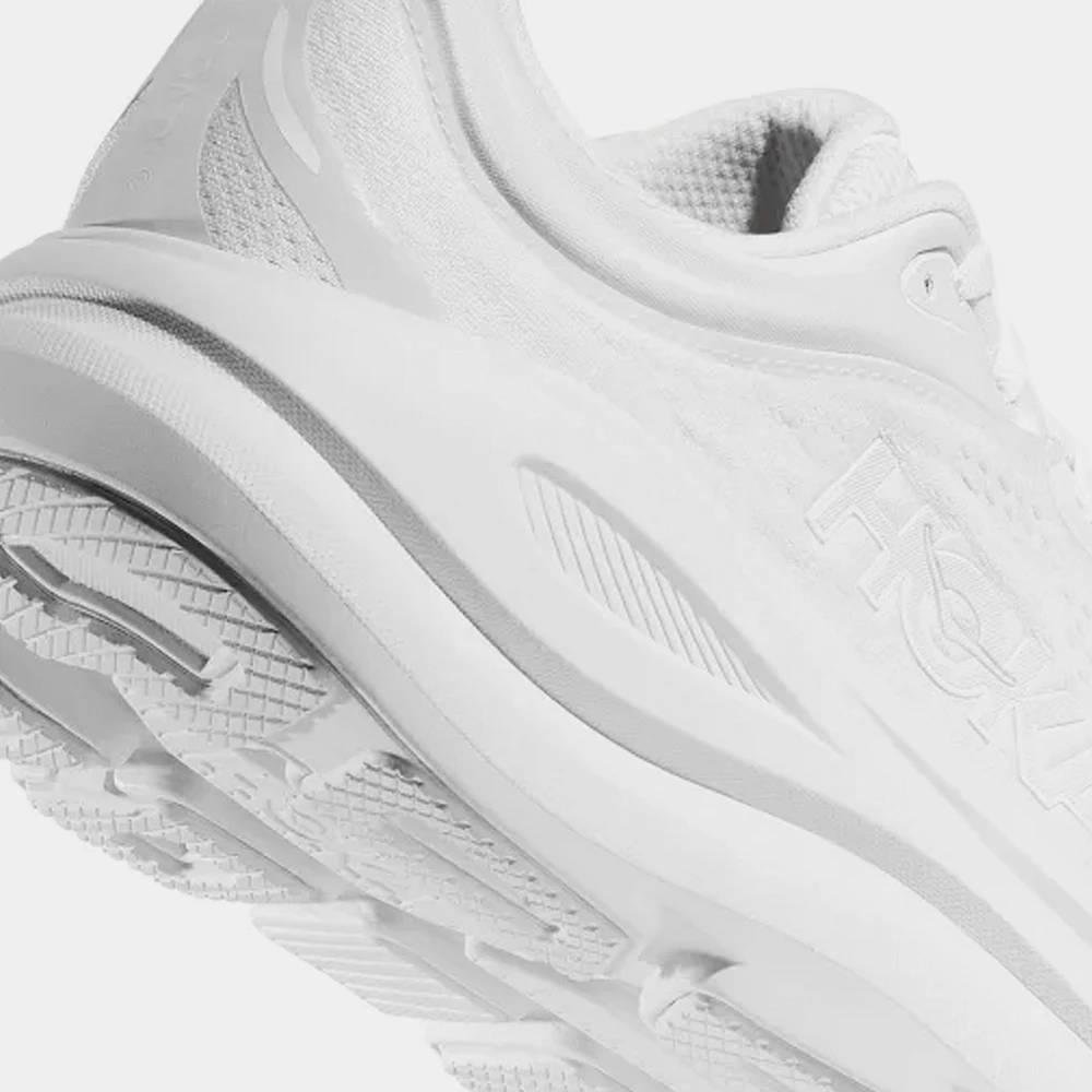 HOKA Bondi 9 Mens Running Shoes (White/White | Arden Fair