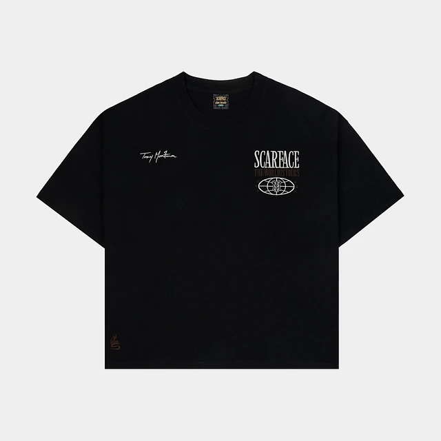 SCARFACE X SP SP x Scarface The World is Ours Cut Off Mens Short