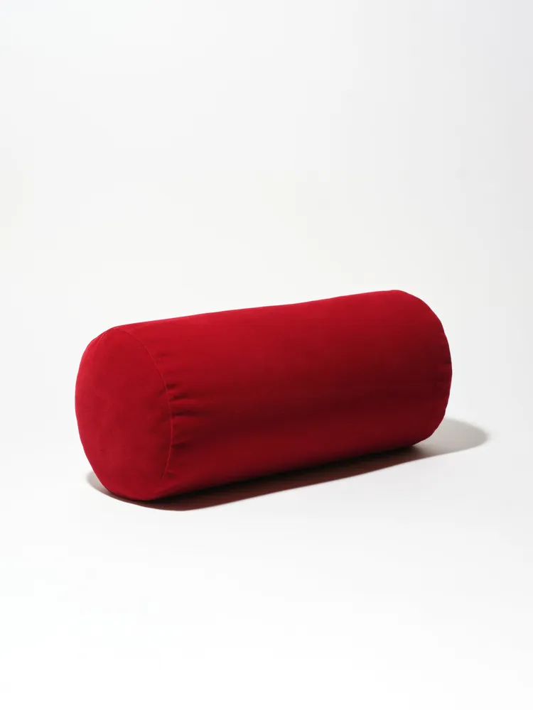 Hato store KLAY Bolster Cushion (Ruby Velvet) King's Cross