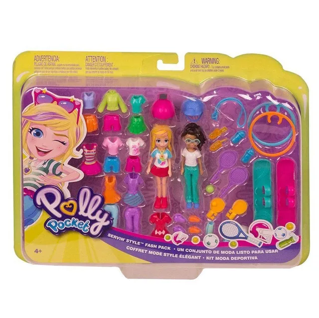 Mattel POLLY POCKET PACK DE MODA DIVERSION EN LA NIEVE GGJ49