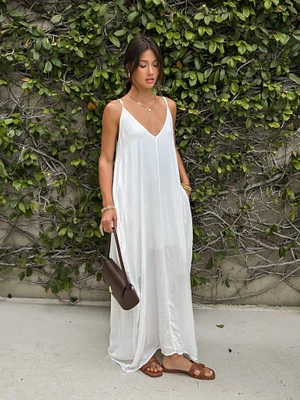ワンピース Tallulah Dresses White Lumiere Tallulah Maxi Dress White | Pacific City