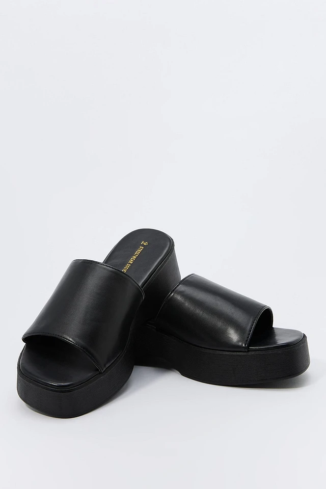 Michael Kors Carmen Faux Leather Platform Sandal | Shop Midtown
