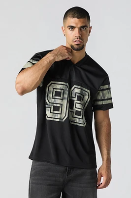 Mens Graphic Mesh Boxy Football Jersey | Upper Canada Mall