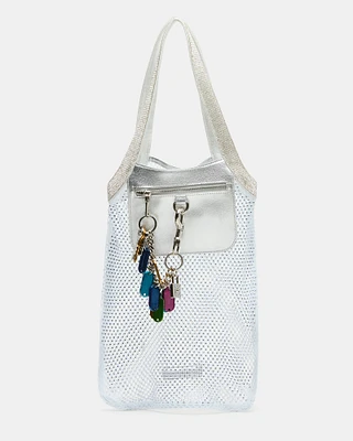Shop STEVEMADDEN DEVYN BAG WHITE FABRIC at Beverly Center in Shop STEVEMADDEN DEVYN BAG WHITE FABRIC at Beverly Center in