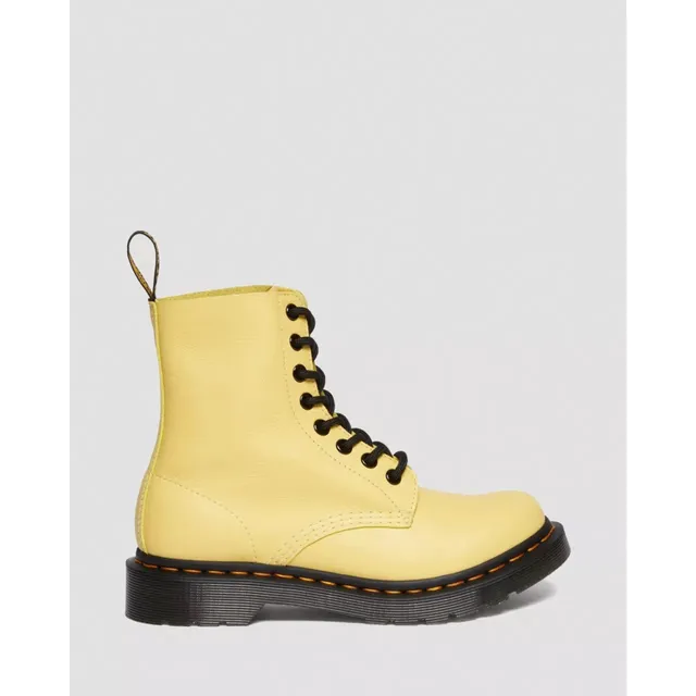 Pastel yellow doc on sale martens