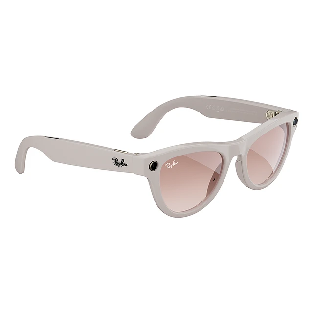 Meta Ray-Ban Meta Smart Glasses Skyler Cinnamon Pink Lens