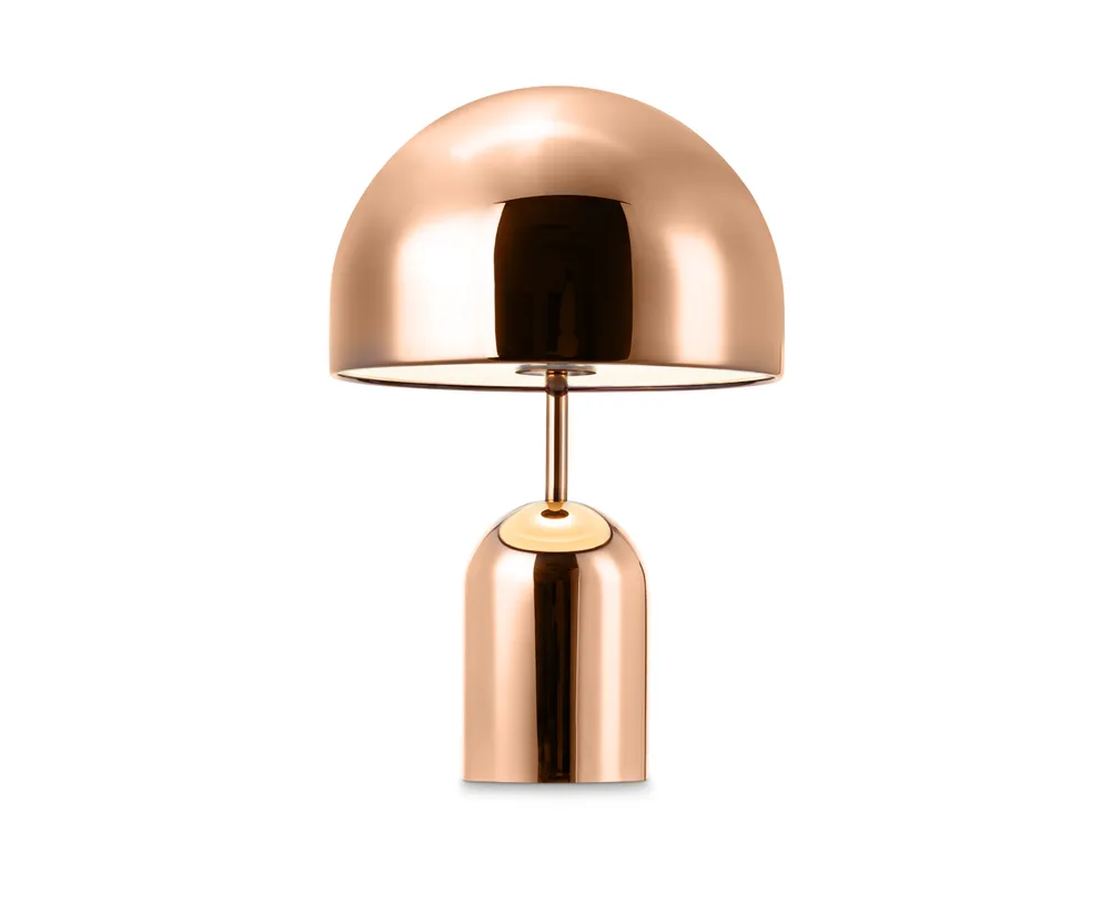 Bell table copper new arrivals