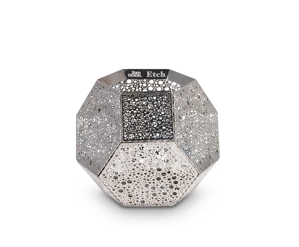 Tom Dixon Etch Tea Light Holder Steel King's Cross