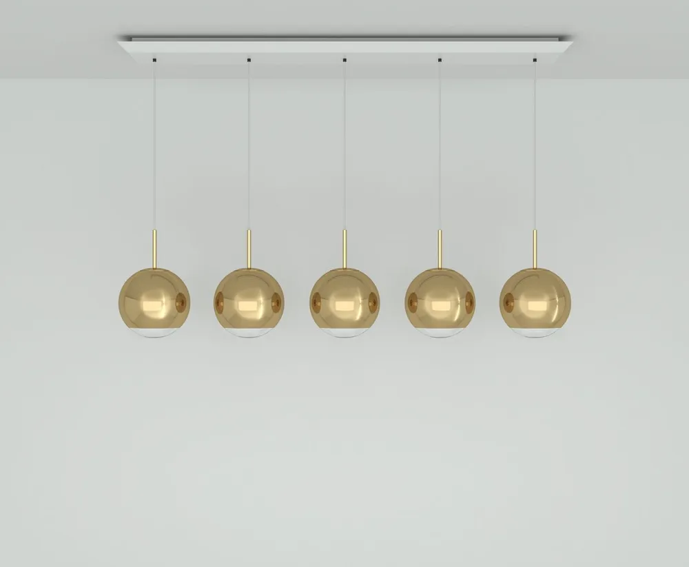 Gold store linear pendant