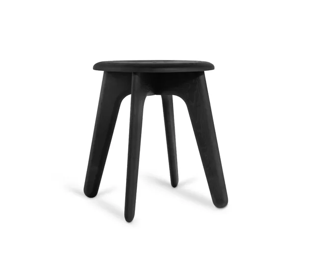 Small top black stool