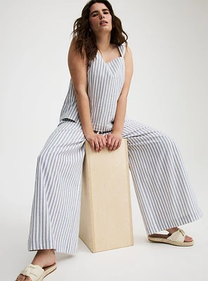 Double Zero Coordinating Wide Leg High Rise Easy Go Pants