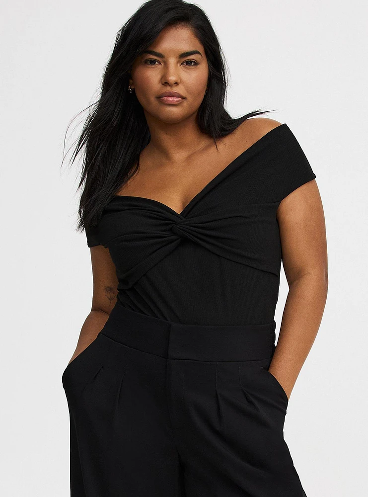 TORRID Off-Shoulder Twist Top | Arden Fair