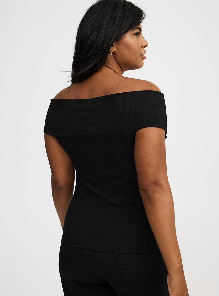 TORRID Off-Shoulder Twist Top | Arden Fair