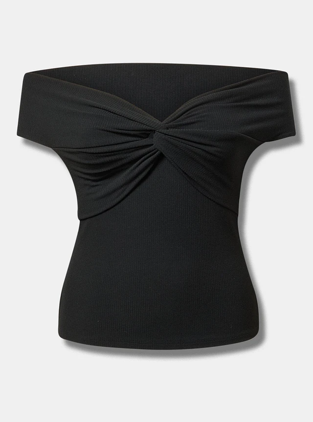 TORRID Off-Shoulder Twist Top | Arden Fair
