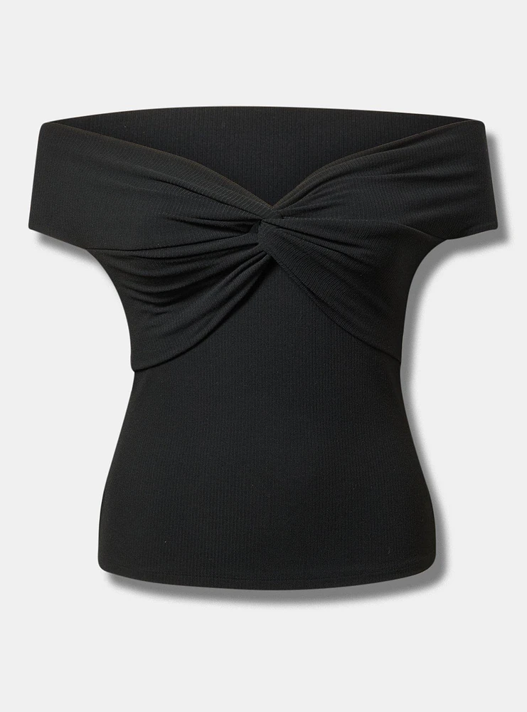 TORRID Off-Shoulder Twist Top | Arden Fair