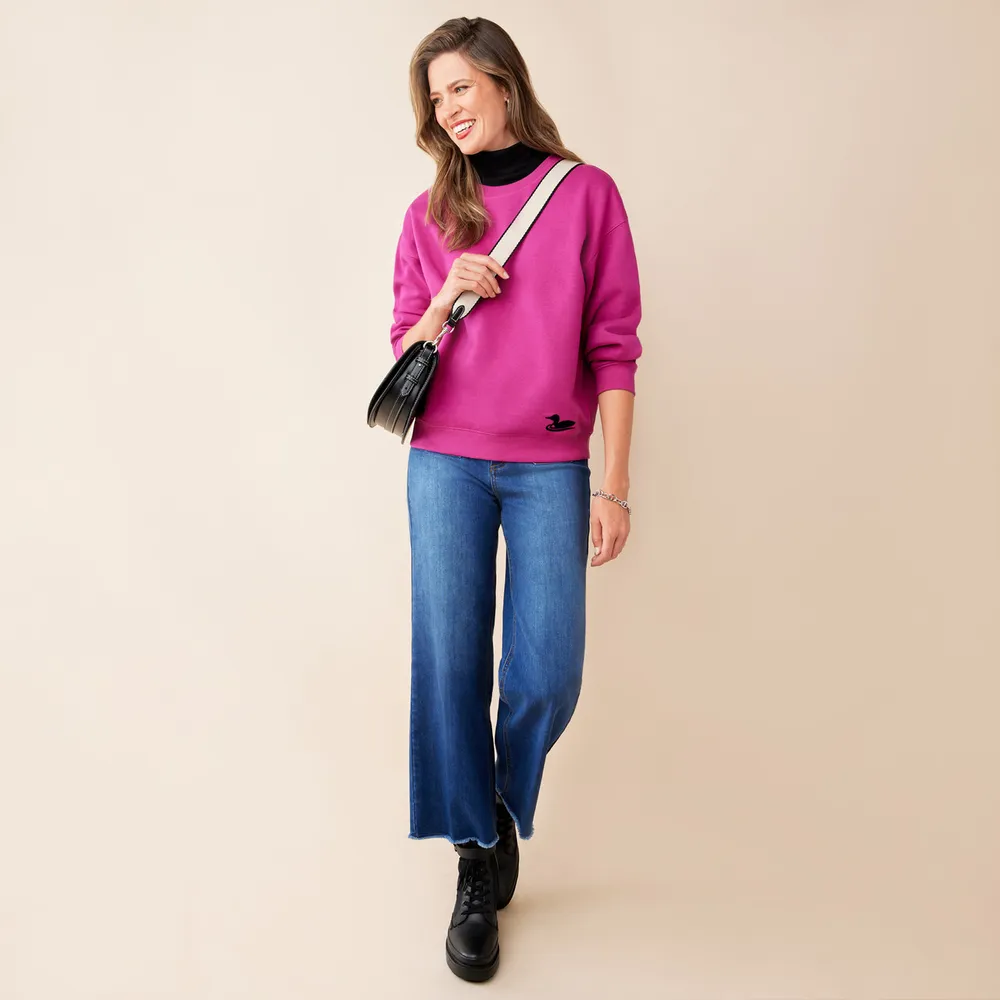 Northern Reflections Iconic Loon Drop Shoulder Sweatshirt