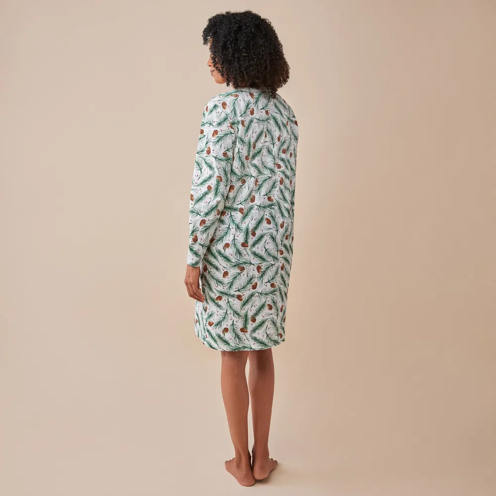Northern Reflections Pinecone Print Nightshirt The Pen Centre
