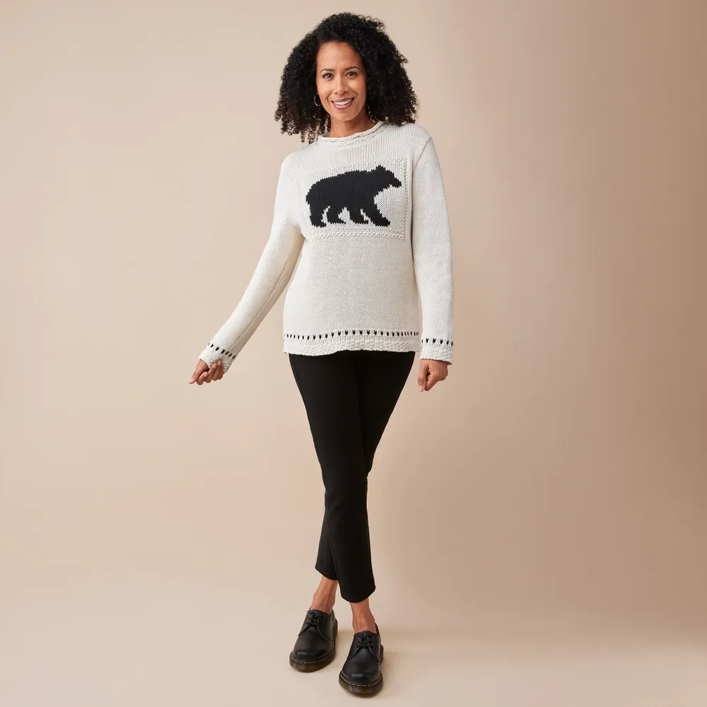 Northern Reflections Jacquard Bear Sweater The Pen Centre