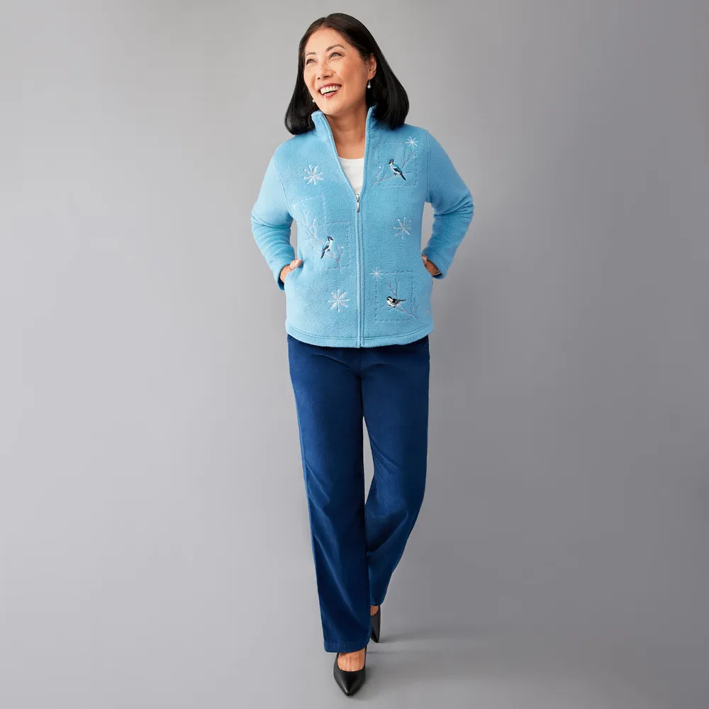 Petite fleece jacket sale