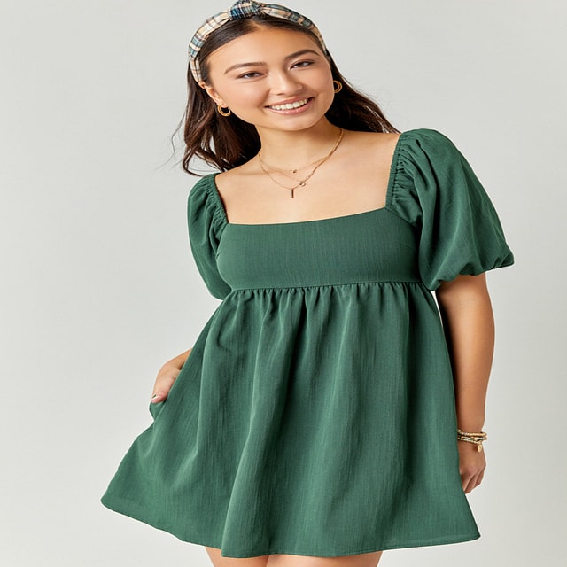 Alexia Contrast Ruffle Bow Mini Knit Dress