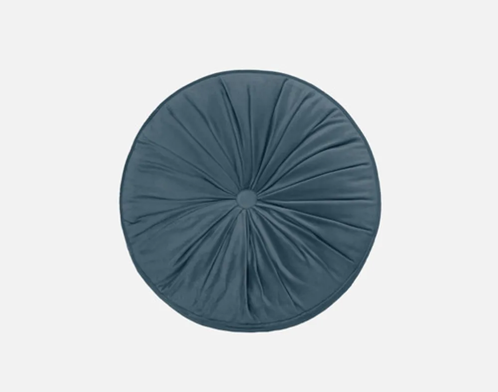 Navy round cushion hot sale